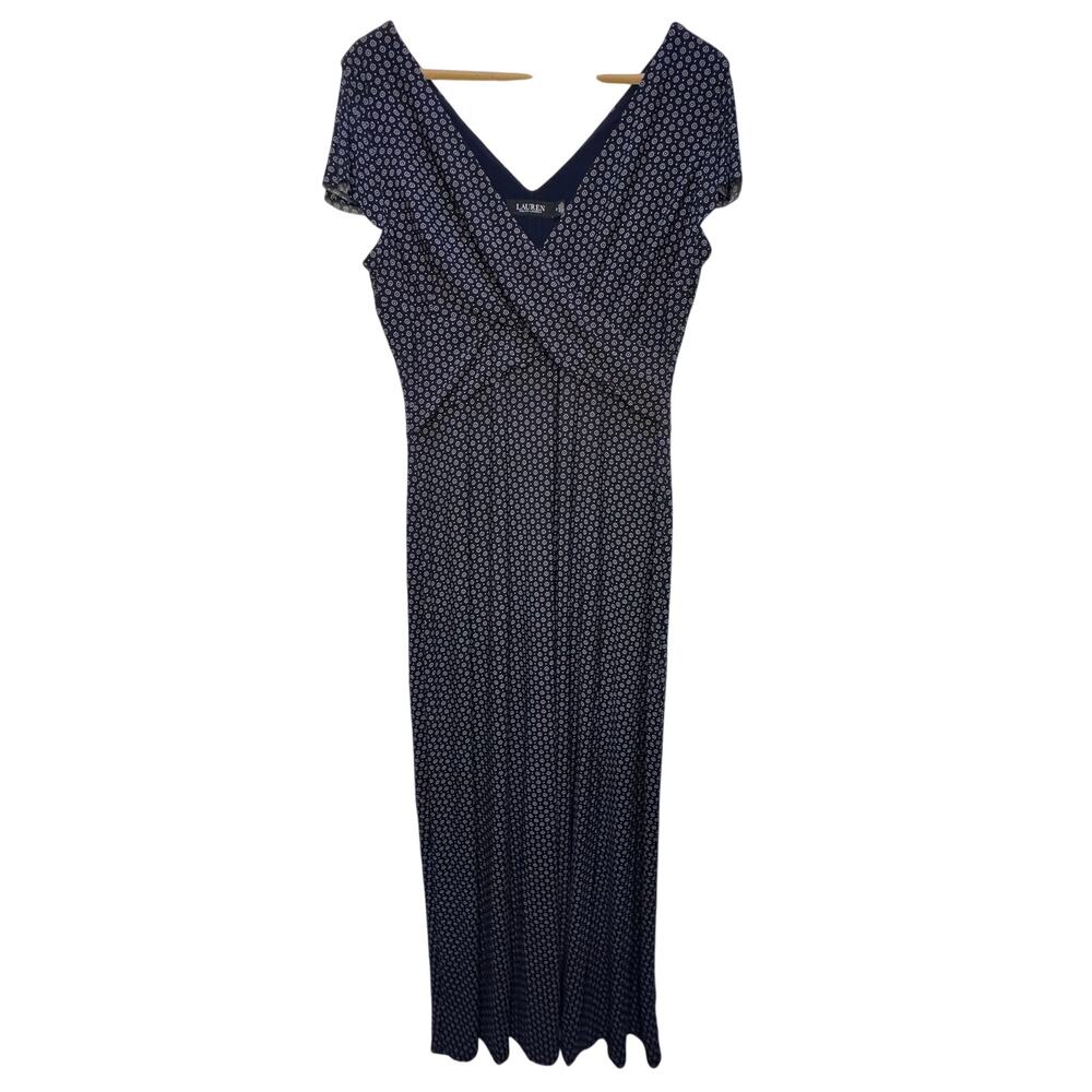 Lauren Ralph Lauren Navy Maxi Dress Size 12